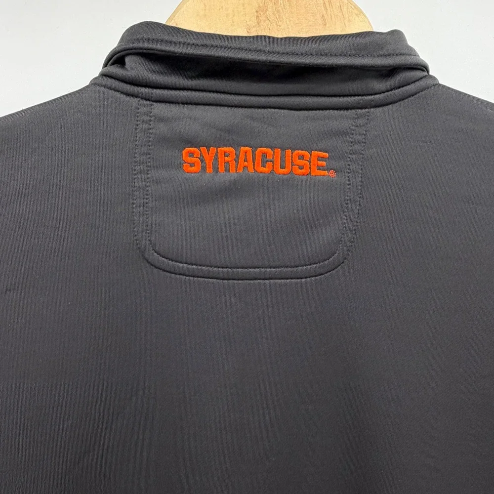 Nike Syracuse Orange Track Jacket Mens 4XL Grey Full Zip Dri-FIT NCAA Sportswear